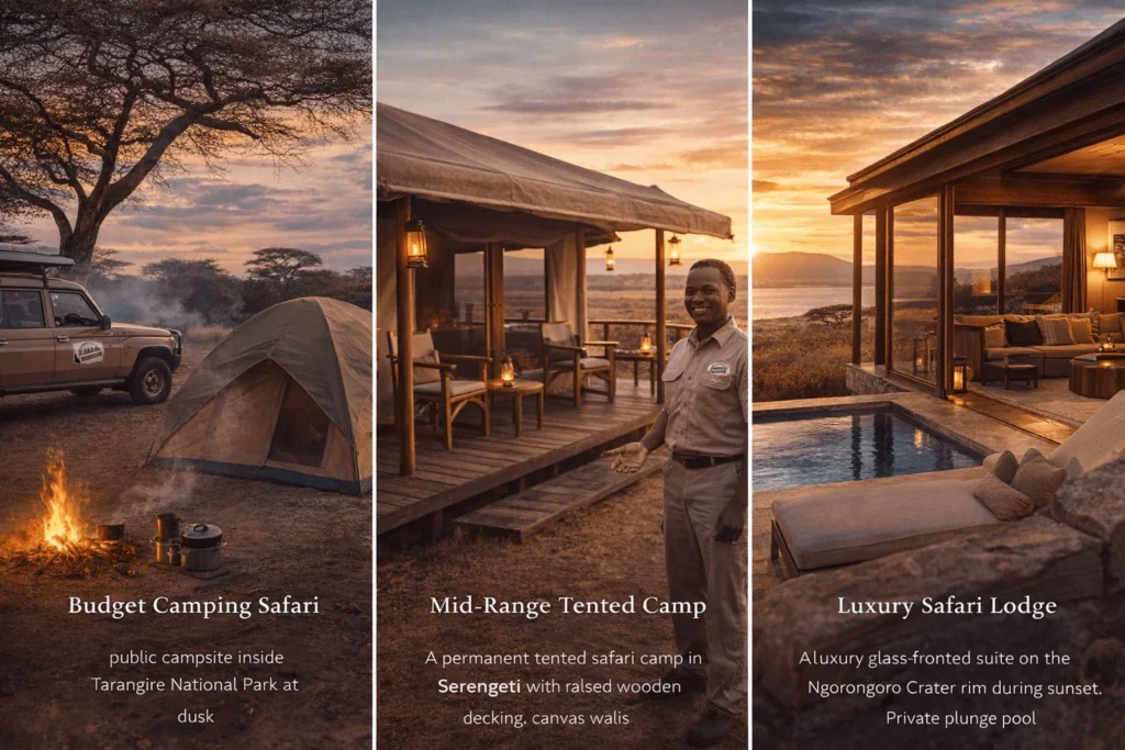 Luxury vs. Mid-Range vs. Budget Safaris